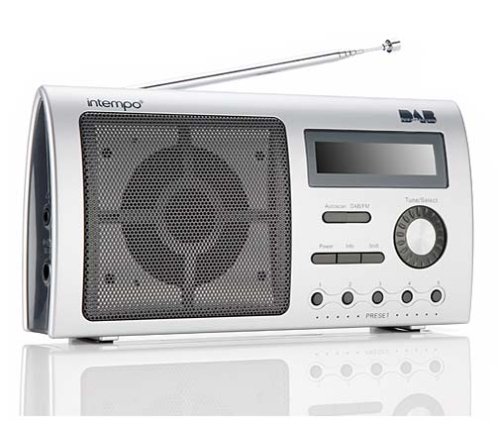 Intempo Digital TRS-01S Silver DAB Transistor Radio
