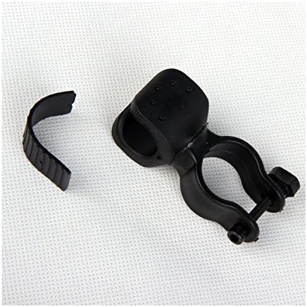 Zoato 360 Degree Swivel Mountain Bike Flashlight Holder Clamp Lamp Bracket U-shaped Outdoor Sports