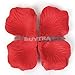 100pcs Red Silk Rose Petals Wedding Bridal Party Flower Scatters