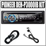 Pioneer DEH-P3000IB in-Dash MP3/WMA/WAV CD Receiver Plus Accessory Outfit - Pioneer APIODEHP3000K1