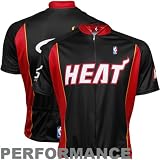 NBA VOmax Miami Heat Stock Performance Cycling Jersey - Black (Large)