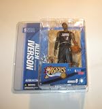 McFarlane Toys NBA Sports Picks Series 8 Action Figure Allen Iverson (Philadelphia 76ers) Black Jersey Variant