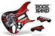 Rock Band Guitar Skin, Fits Xbox 360 / PS3 (Stratocaster Guitar) Toxicity Red