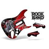 Rock Band Guitar Skin, Fits Xbox 360 / PS3 (Stratocaster Guitar) Toxicity Red
