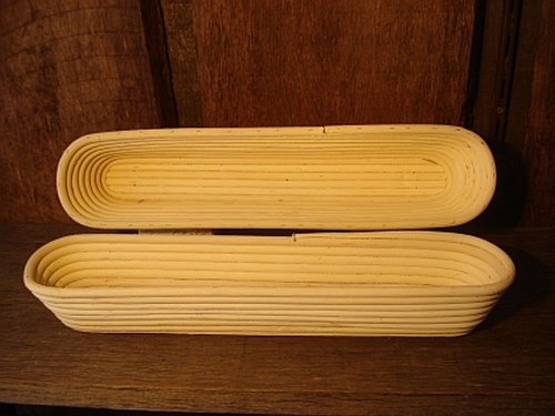 Gärkorb Brotform Peddigrohr für 0,50 kg Stangenbrote, 