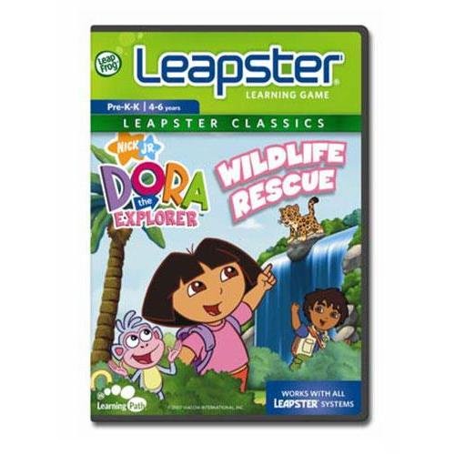 Leap Frog Leapster Game   Dora the Explorer Wildlife Rescue