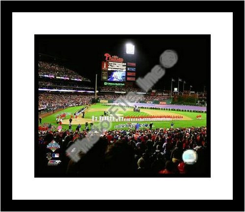 2008 Citizens Bank Park Philadelphia Phillies MLB Framed 8x10 Photograph 2008 World Series Game 3 Flag