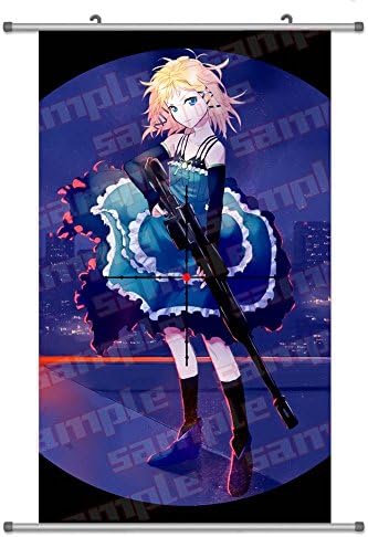 A Wide Variety of Black Bullet Anime Characters Wall Scroll Hanging Decor (Sprout Tina 1)