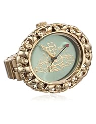 Vivienne Westwood Womens VV052GRGD Plimlico Gold Tone Stainless Steel Swiss Quartz Ring Watch