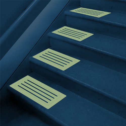 Glow in the Dark Non-Slip Mat - 4 Pieces by Trademark HomeT - Home and Garden Trademark Home