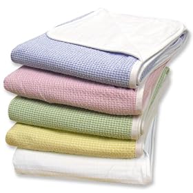 Trend Lab Pique Flannel Crib Blanket