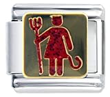 She Devil Religious Italian Charms Bracelet Link