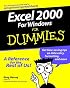 Excel 2000 for Windows for Dummies