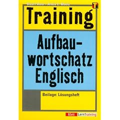 Training, Aufbauwortschatz Englisch