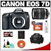 Canon EOS 7D Digital SLR Camera Body + Canon 18-200mm IS Zoom Lens + 16GB Card + Case + Cameta Bonus Accessory Kit