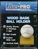 Ultra-Pro Wood Base Ball Holder