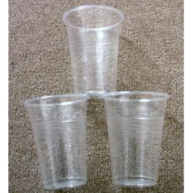 50 x Plastic Half Pint Disposable Glasses