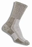 Thorlo Women's Moderate Cushion Coolmax Lt Hiker Crew Sock - Khaki - Medium (Shoe Size 7-9)