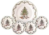 Disneys Spode Christmas Tree Celebration Canape Set