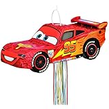 Disney Cars Lightning McQueen Pinata, Pull String