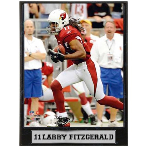Encore Select 510-FBAZ11-3 Arizona Cardinals Larry Fitzgerald 9x12 Plaque 3