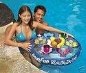 FLOATING SERVING TRAY OFFERS POOL AND SPA CONVENIENCE