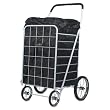 Black Shopping Cart Carry Liner/Hood