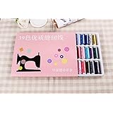 24 Assorted Spools Polyester Sewing Thread Full Size