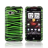 For HTC Droid Incredible Hard Case ZEBRA GREEN BLACK