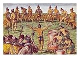 How the Inhabitants of Florida Made Decisions on Important Matters Art Giclee Poster Print by Jacques Le Moyne, 32x24