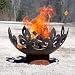 37-Inch Diameter Fiery Fleur-de-Lis FireBowl
