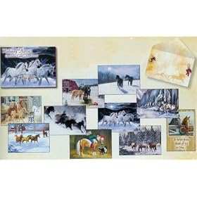 Holiday Horse Leanin' Tree Christmas Card Assortment