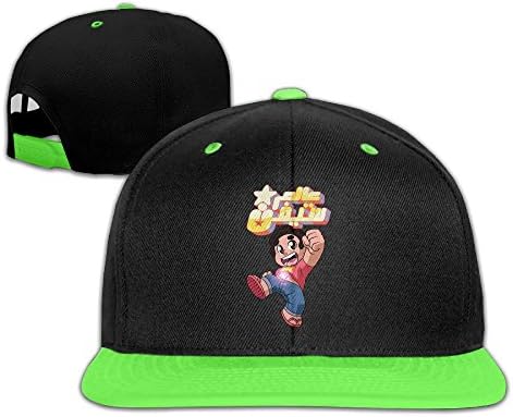 WYUZHEN Kid's Steven Quartz Universe Hip-hop Snapback Hat Caps KellyGreen