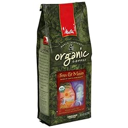 Melitta World Harvest Coffee Sun & Moon Organic Coffee, 10-Ounce Bags (Pack of 3)