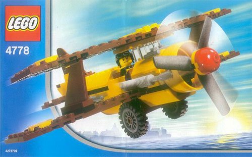 LEGO City Set #4778 Desert Biplane