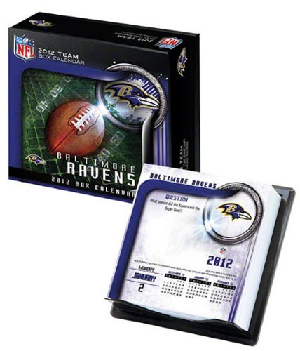 Turner Baltimore Ravens 2012 Box Calendar