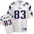 Men`s New England Patriots #83 Wes Welker SuperBowl XLII Road Replica Jersey
