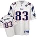 Men`s New England Patriots #83 Wes Welker SuperBowl XLII Road Replica Jersey