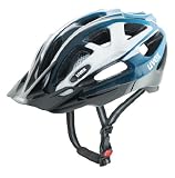 UVEX Supersonic rs Blanc/Bleu/Argent sombre Casque de vélo VTT montagne