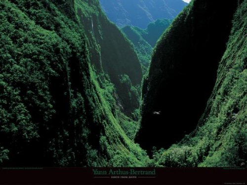 Gorges Du Bras De Caverne by Yann Arthus-Bertrand. Art Print Poster 31.5 inches width by 23.5 inches height. Highest Quality Art Poster Print