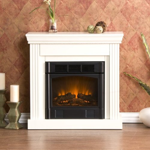 51GGXXGsFUL SEI Walden Electric Fireplace, Ivory