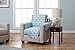 Home Fashion Designs Reversible Arm Chair Cover for Living Room. Oversized, Furniture Protector with Secure Straps. Chair Cover for Dogs, Protect from Kids and Pets. (24
