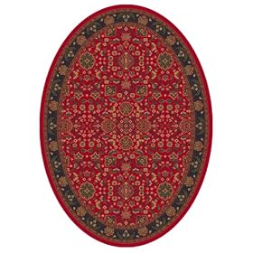 Stainmaster® Abadan Area Rug - Currant Red (78"x109"... by Stainmaster