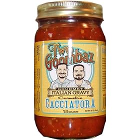 Two Goombaz Presents Carmela's Cacciatora Natural Gourmet Pasta Sauce