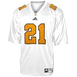 adidas Tennessee Volunteers #21 White Replica Football Jersey