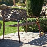 Rose Crossweave Garden Bench