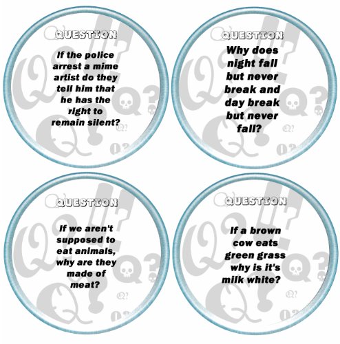 Gift Boxed Set of 4 Round Coasters Questions 3