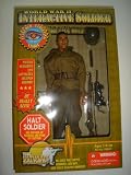 World War II Interactive Soldier Action Figure with Intruder Targeting Vision and Authentic Weapon Sounds - 1:6 Scale 12 Inch 2000 Series The Ultimate SoldierIMAGE