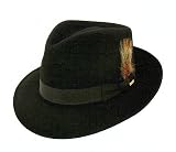 Stetson Downs Fedora Classic Gangster Style Hat