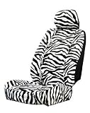 Plasticolor 006599R01 Zebra Wild Skinz Seat Cover